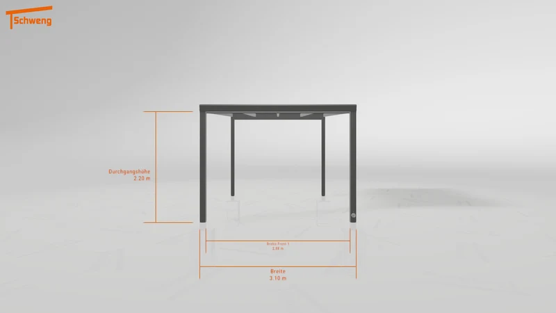 #DE Schweng Pultdachcarport S400 (ID rj8djd)