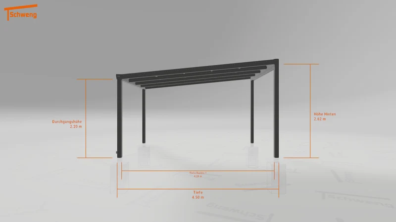 #DE Schweng Pultdachcarport S400 (ID rj8djd)