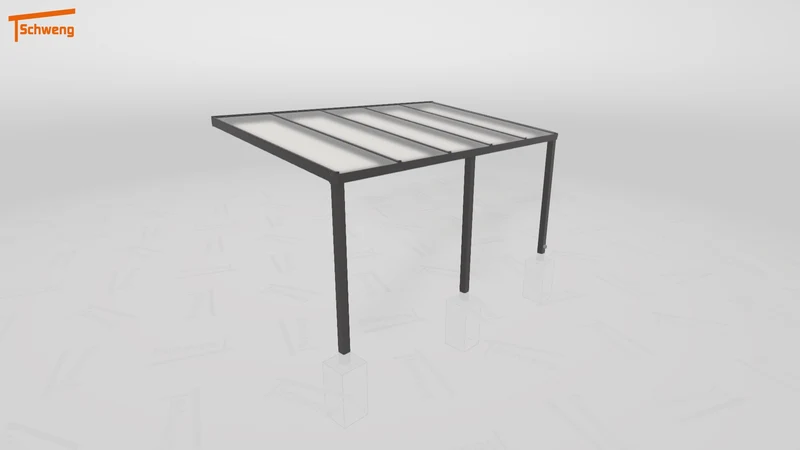 #AT Schweng Pultdachcarport S350 (ID 9wz375)
