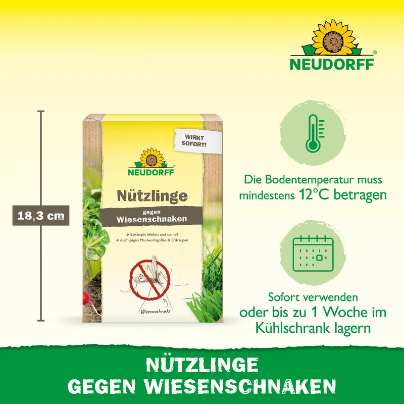 Nützlinge gegen Wiesenschnaken