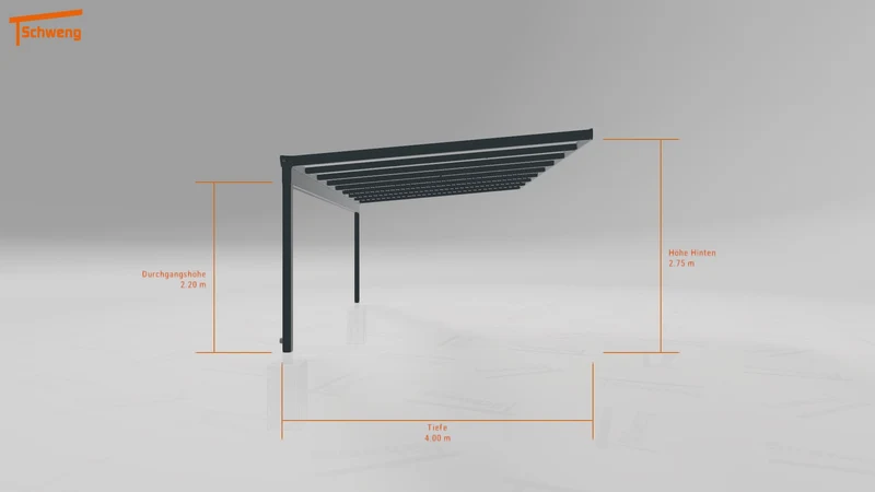 #DE Schweng Terrassenüberdachung S400 (ID 77jp3q)