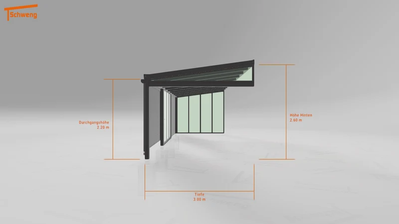 #DE Schweng Terrassenüberdachung S400 (ID 852xvr)