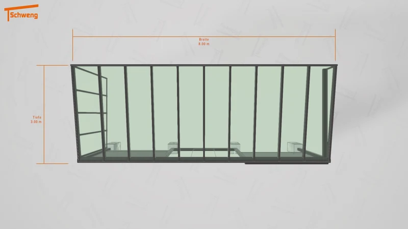 #DE Schweng Terrassenüberdachung S400 (ID 852xvr)