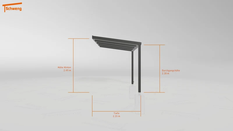 #DE Schweng Terrassenüberdachung S350 (ID 2qydqy)