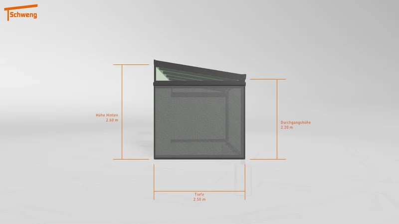 #DE Schweng Terrassenüberdachung S400 (ID k2482q)