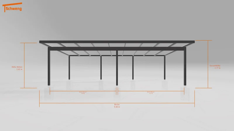 #AT Schweng Pultdachcarport S400 (ID w3bv33)