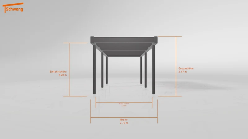 #DE Schweng Flachdachcarport C600 (ID w3bv53) #MTG
