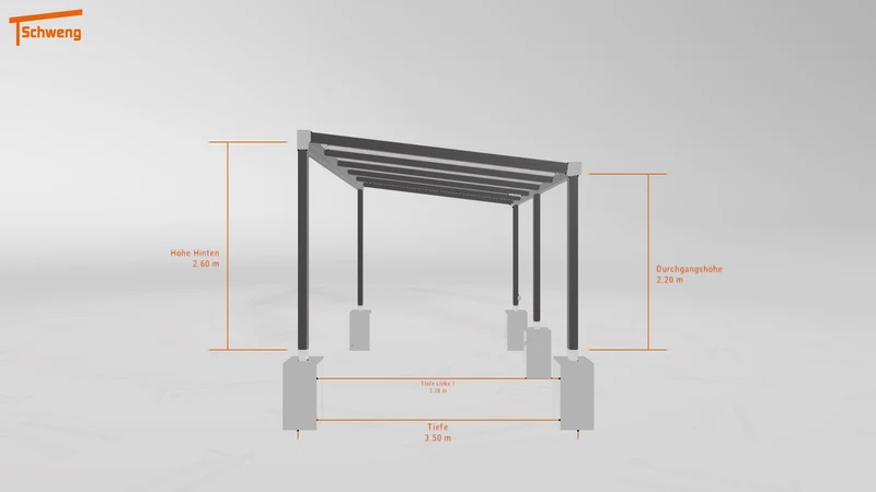 #AT Schweng Terrassenüberdachung S400 (ID jj4kqq)