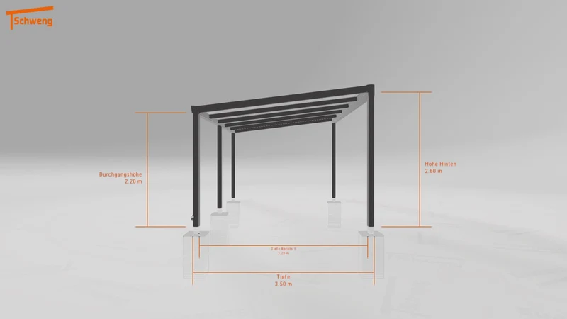 #AT Schweng Terrassenüberdachung S400 (ID jj4kqq)