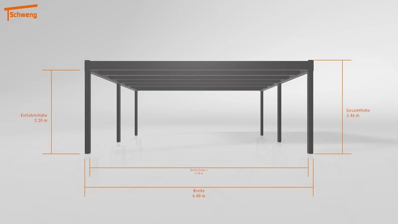 #DE Schweng Flachdachcarport C600+ (ID w3bq9r) #MTG