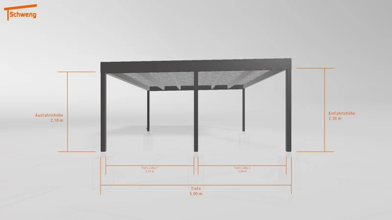 #DE Schweng Flachdachcarport C600+ (ID w3bq9r) #MTG