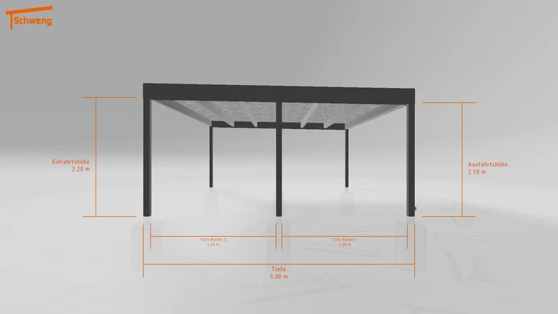 #DE Schweng Flachdachcarport C600+ (ID w3bq9r) #MTG