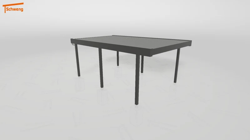 #DE Schweng Flachdachcarport C600 (ID 9wz8m9)