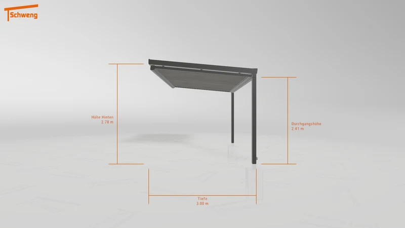 #DE Schweng Terrassenüberdachung S400 (ID v4mq8g)