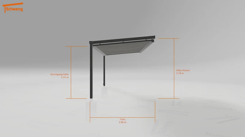 #DE Schweng Terrassenüberdachung S400 (ID v4mq8g)