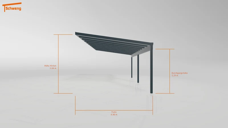 #DE Schweng Terrassenüberdachung S400 (ID pb7gz7)
