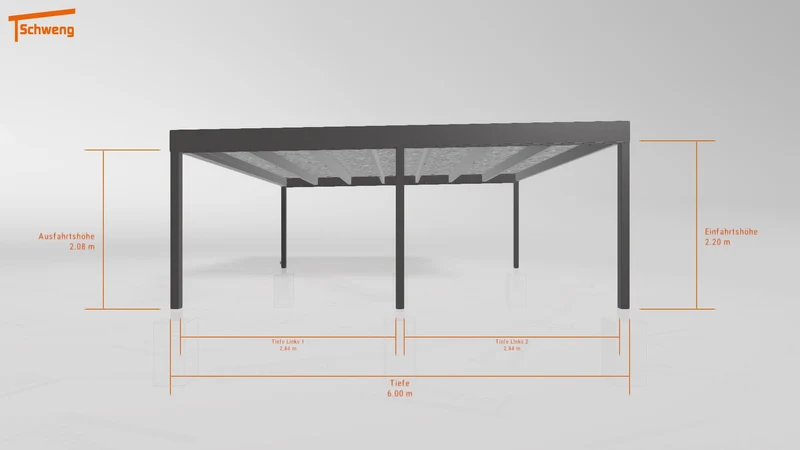 #DE Schweng Flachdachcarport C600+ (ID mj9y8r) #MTG