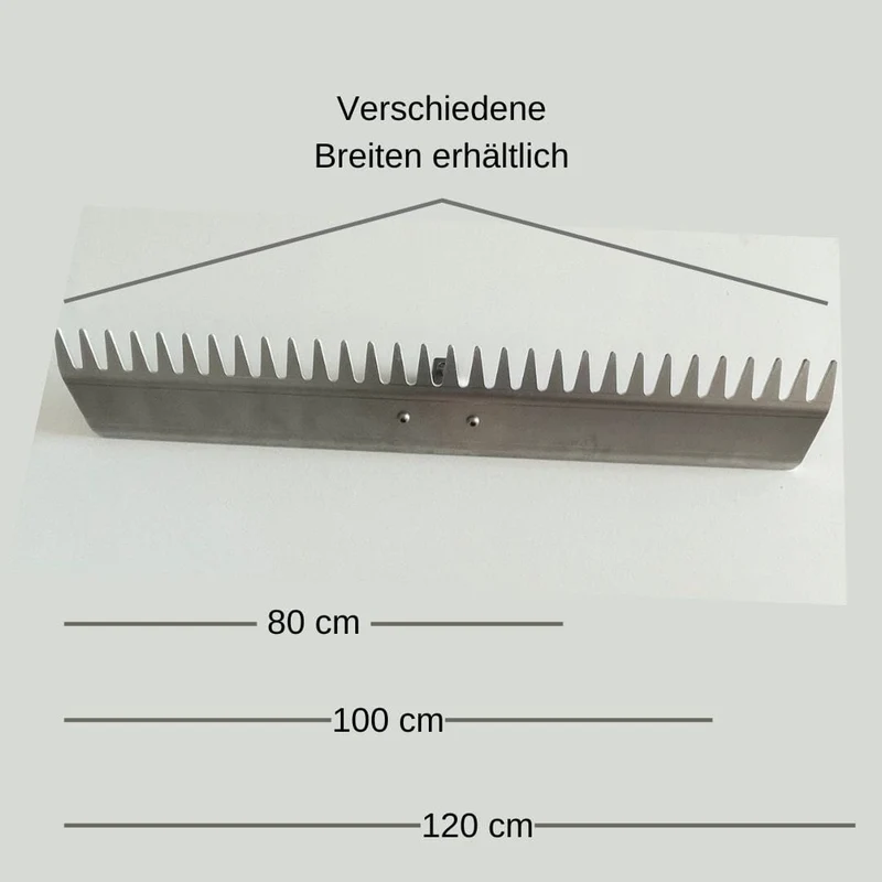 RISISANI Landschafts-Rechen XL-120 | Planierrechen