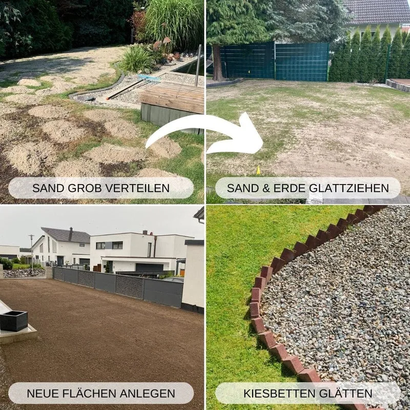RISISANI Landschafts-Rechen M-80 | Planierrechen