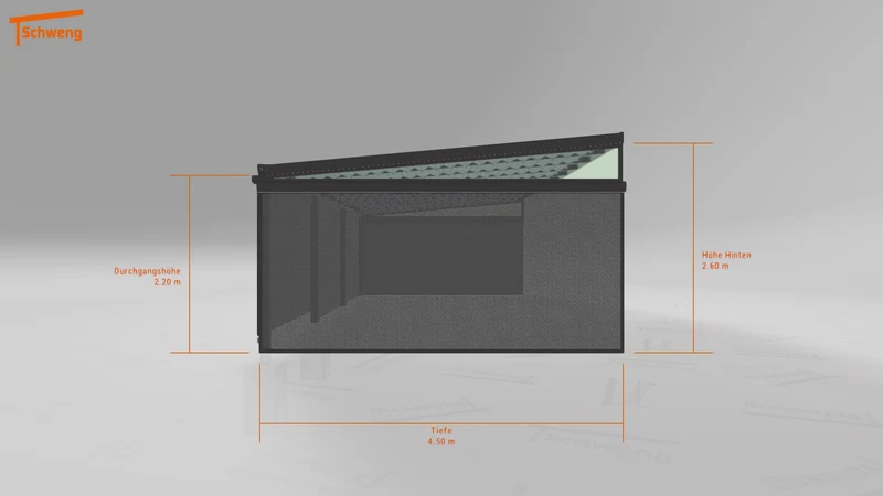 #DE Schweng Terrassenüberdachung S400 (ID 4272g7)