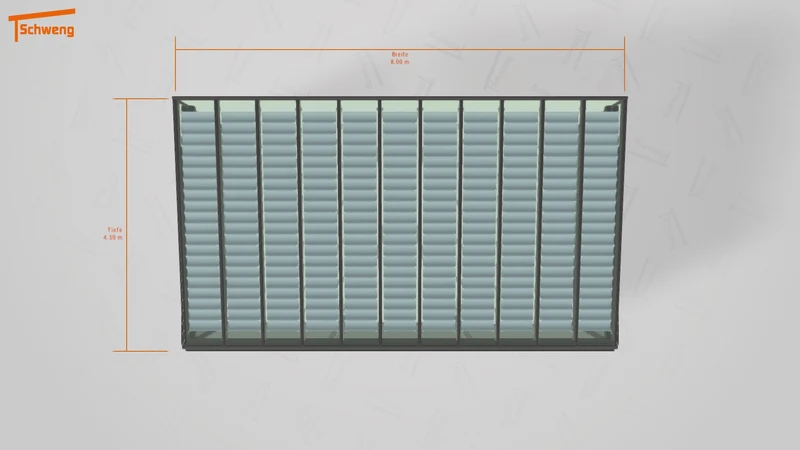 #DE Schweng Terrassenüberdachung S400 (ID 4272g7)