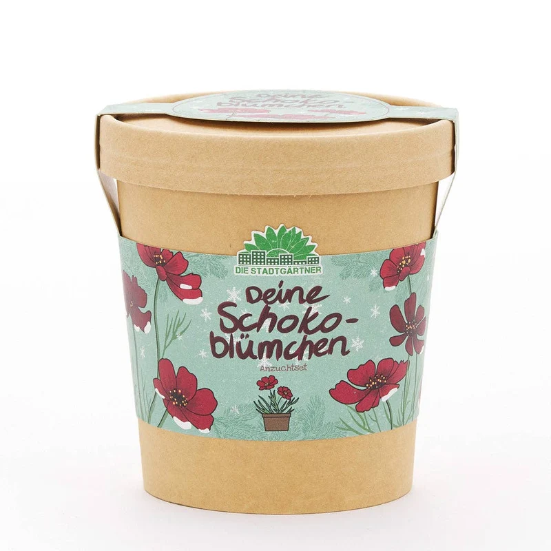 Anzuchtset | Schokoblumen aus dem Becher
