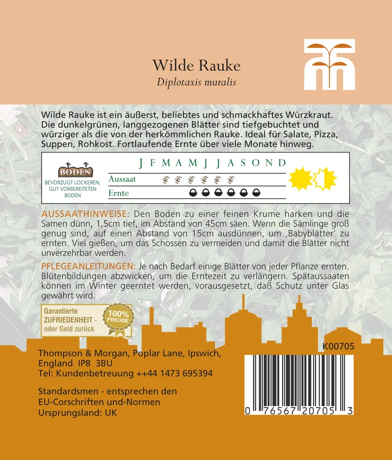 Thompson & Morgan | Wilde Rauke