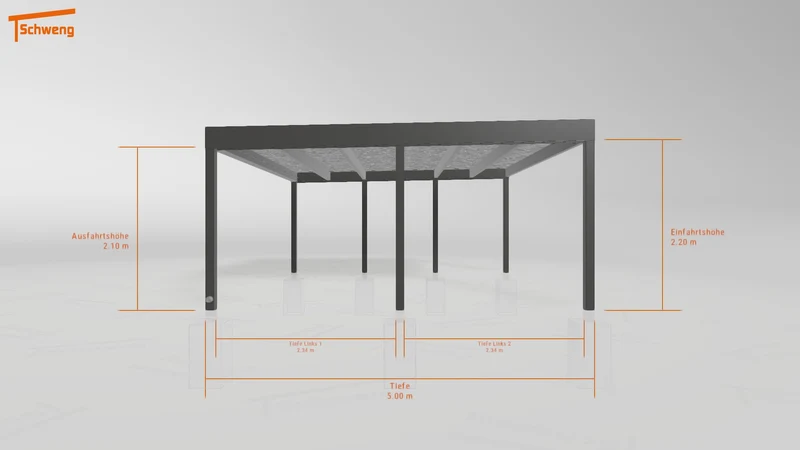 #AT Schweng Flachdachcarport C600+ (ID 9wz8q9)