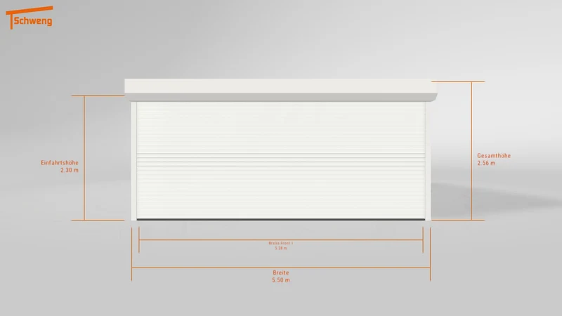 #DE Schweng Flachdachcarport C600 (ID pb7gn7) #MTG
