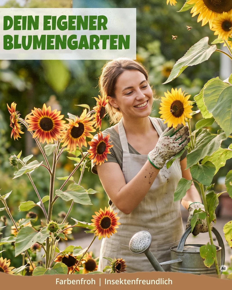 Bio Sonnenblumensamen Set mit 10 Sorten