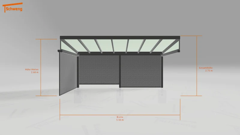 #DE Schweng Terrassenüberdachung S400 (ID rj8pmk)