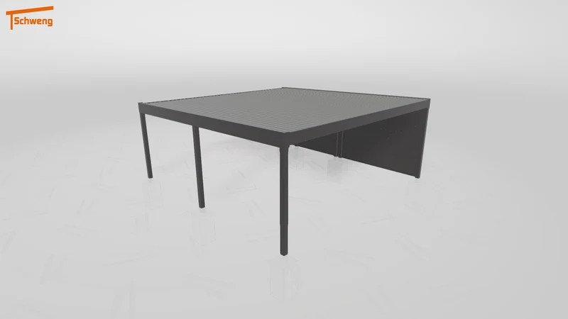 #DE Schweng Flachdachcarport C600+ (ID pb7xw4)