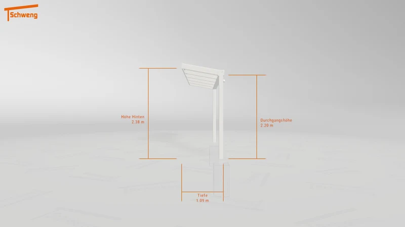 #DE Schweng Terrassenüberdachung S400 (ID 8528kd)