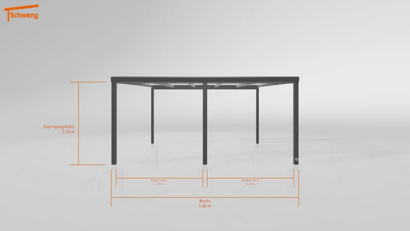 #DE Schweng Terrassenüberdachung S400 (ID k24knp)
