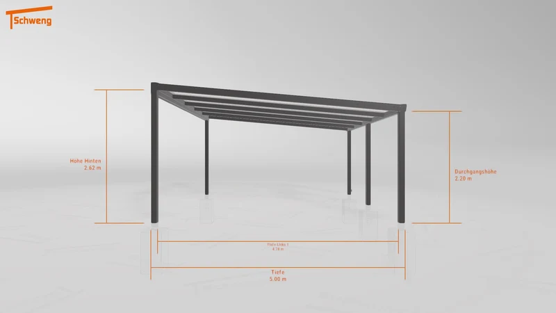 #DE Schweng Terrassenüberdachung S400 (ID k24knp)