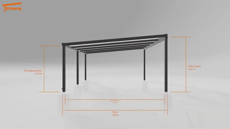 #DE Schweng Terrassenüberdachung S400 (ID k24knp)
