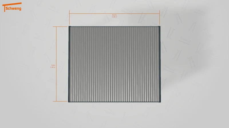 #DE Schweng Flachdachcarport C600 (ID 9wvkrp) #MTG