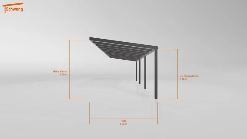 #DE Schweng Terrassenüberdachung S350 (ID k2jnvm)
