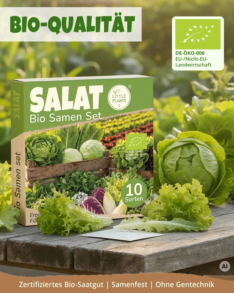 Bio-Salatsamen Set mit 10 Sorten