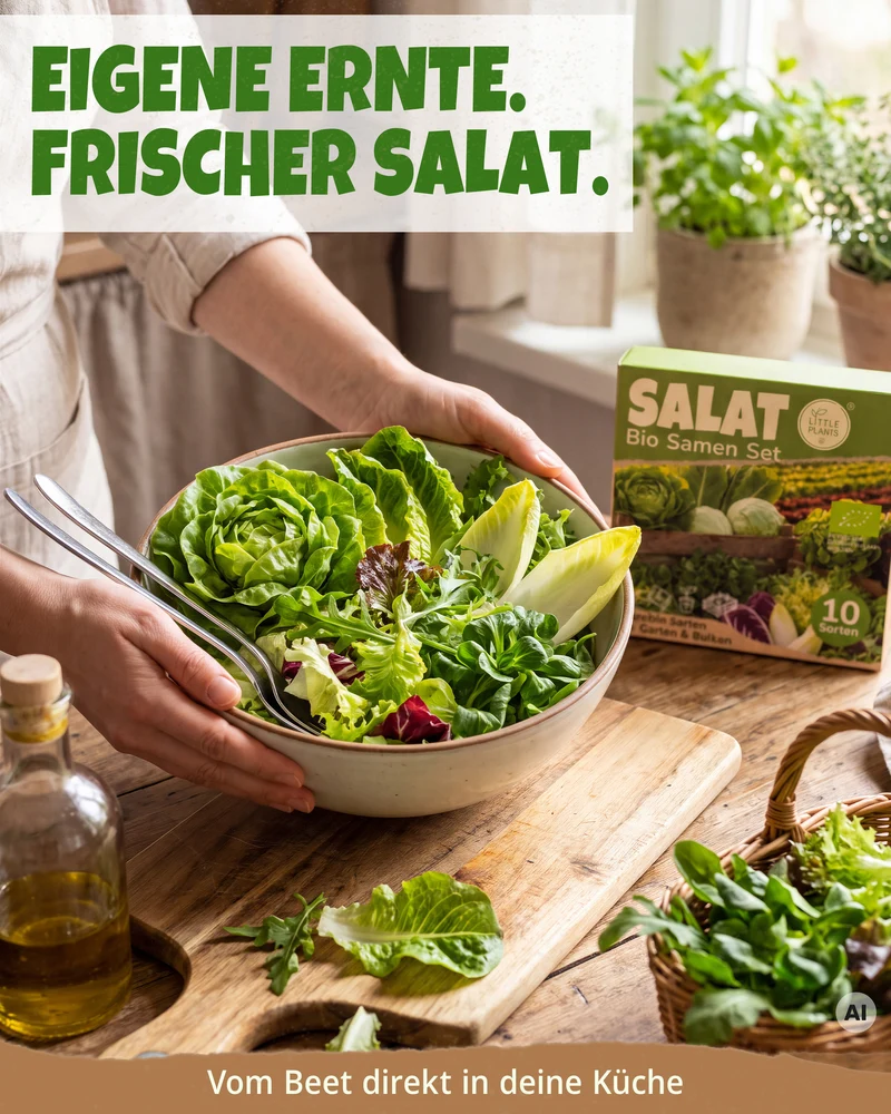 Bio-Salatsamen Set mit 10 Sorten