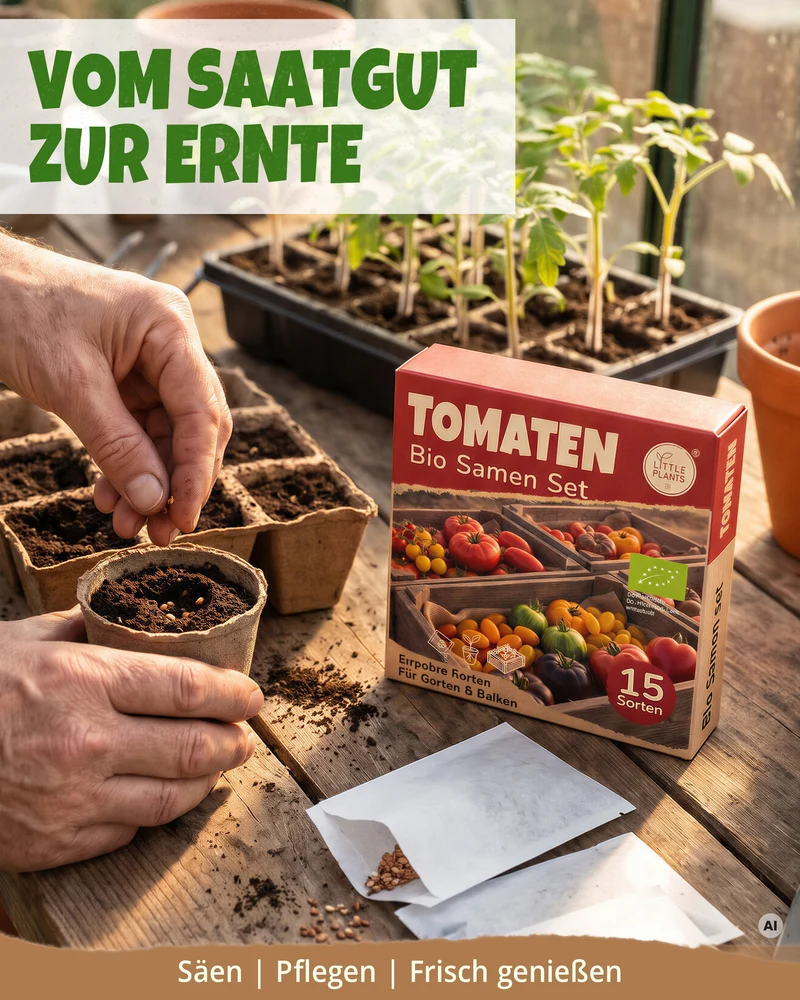 Bio-Tomatensamen Set mit 15 Sorten