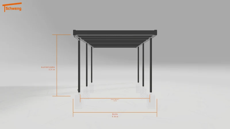 #DE Schweng Flachdachcarport C600 (ID ygvxvb) #MTG