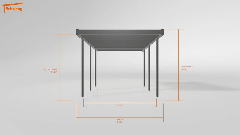 #DE Schweng Flachdachcarport C600 (ID v4mymg) #MTG