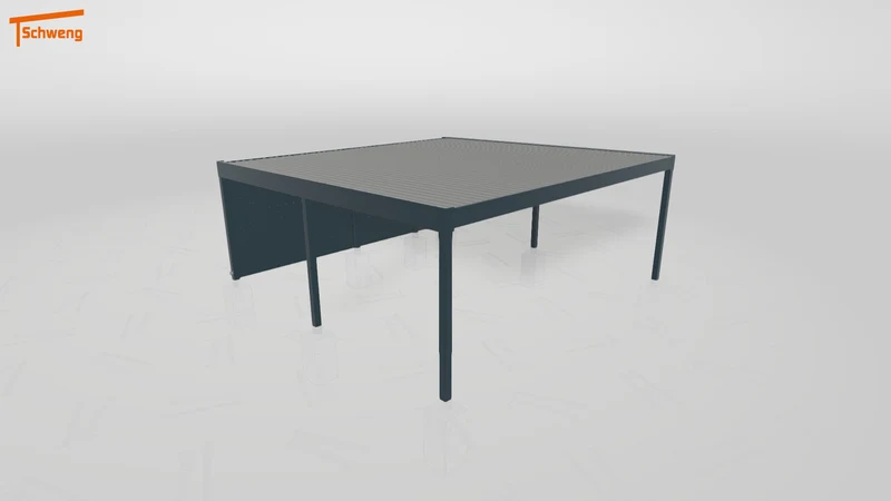 #DE Schweng Flachdachcarport C600+ (ID bk4v4b)
