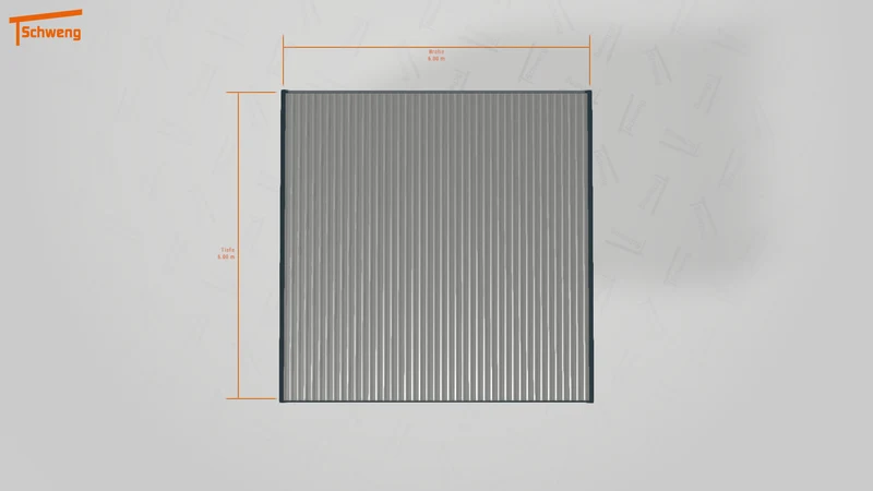 #DE Schweng Flachdachcarport C600+ (ID bk4v4b)