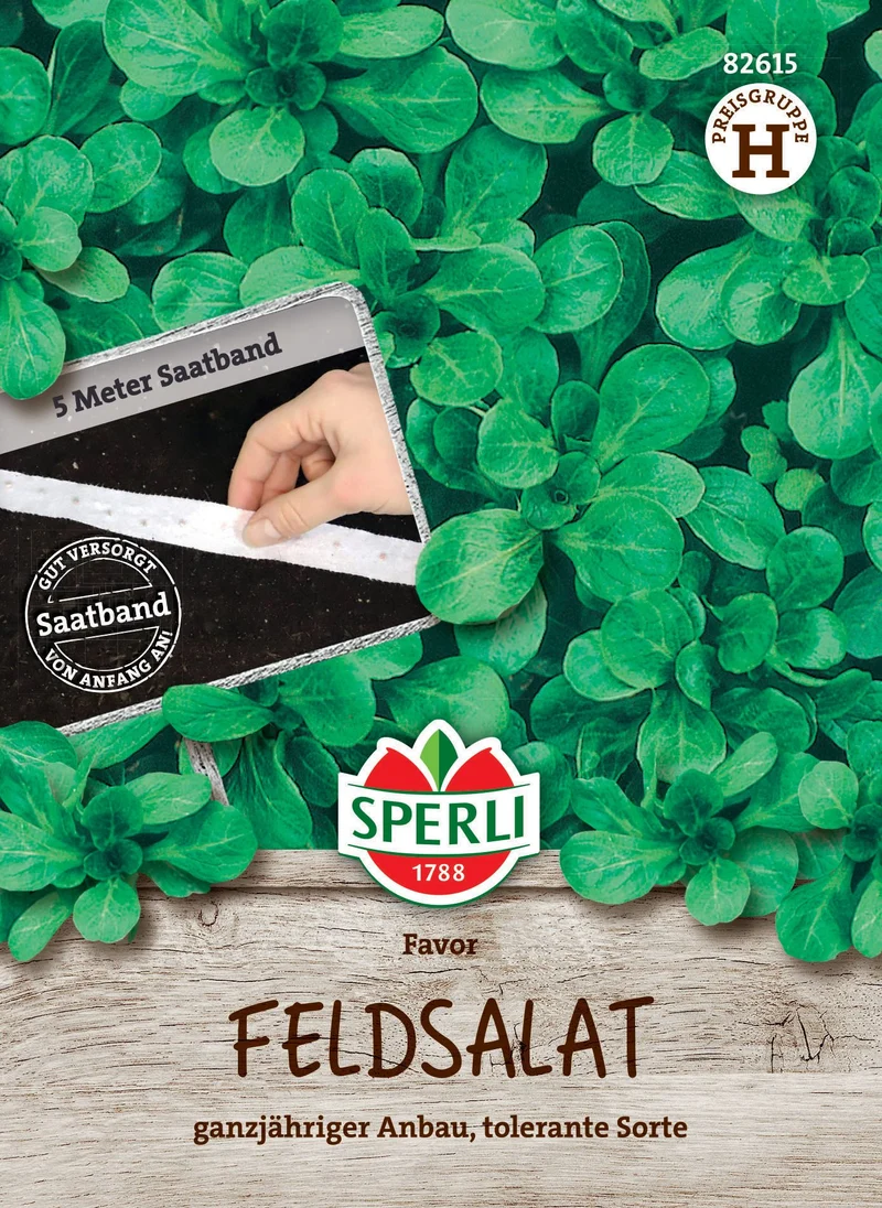 Feldsalat Favor, Saatband"