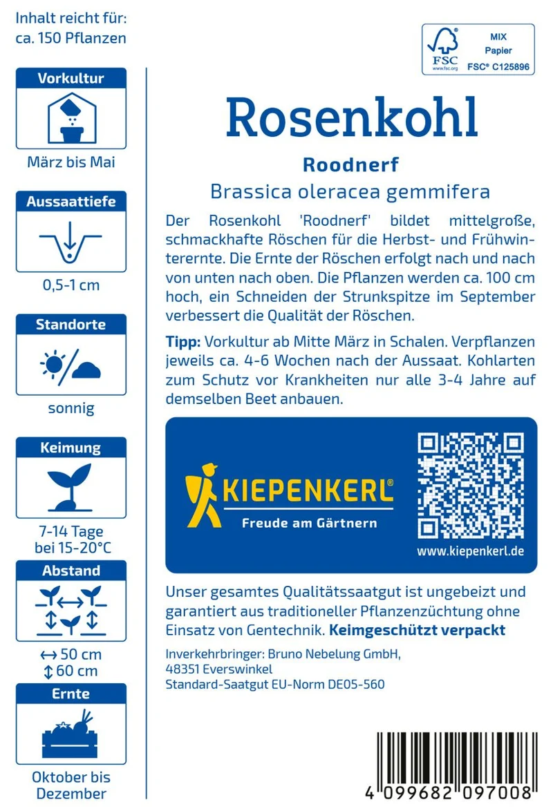 Rosenkohl Roodnerf