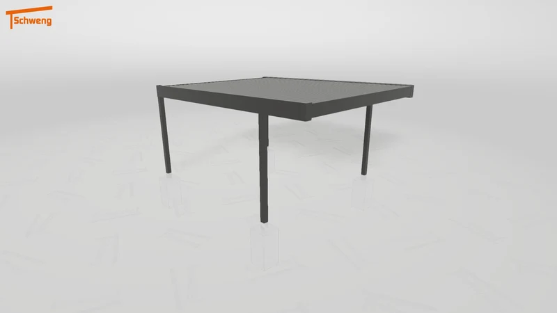 #DE Schweng Flachdachcarport C600 (ID jj4xvn)