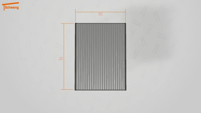 #DE Schweng Flachdachcarport C600 (ID jj4xvn)