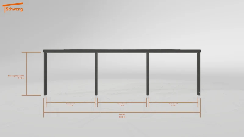 #DE Schweng Pultdachcarport S400 (ID ygvqbr) #MTG